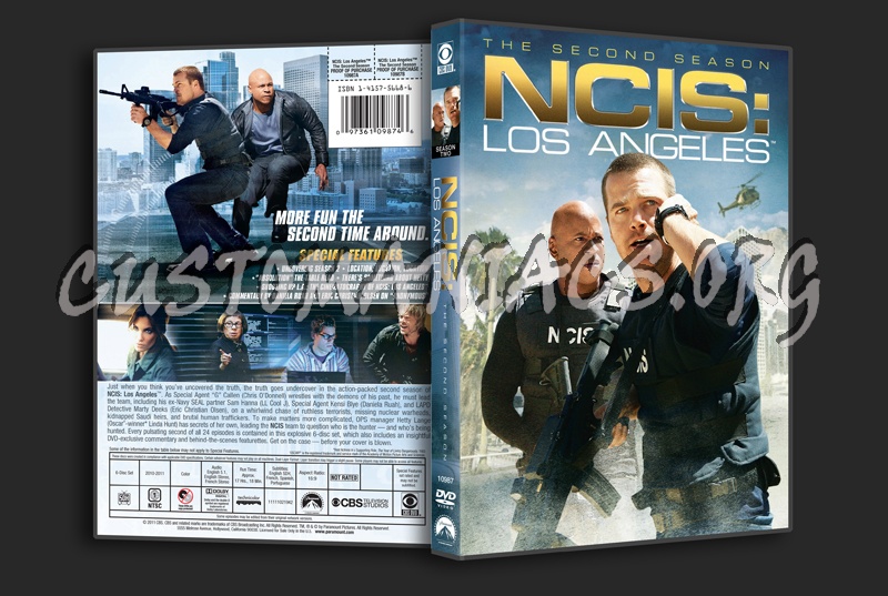 NCIS Los Angeles Season 2 dvd cover