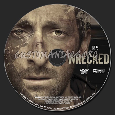 Wrecked dvd label