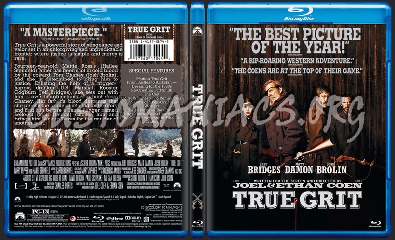 True Grit blu-ray cover