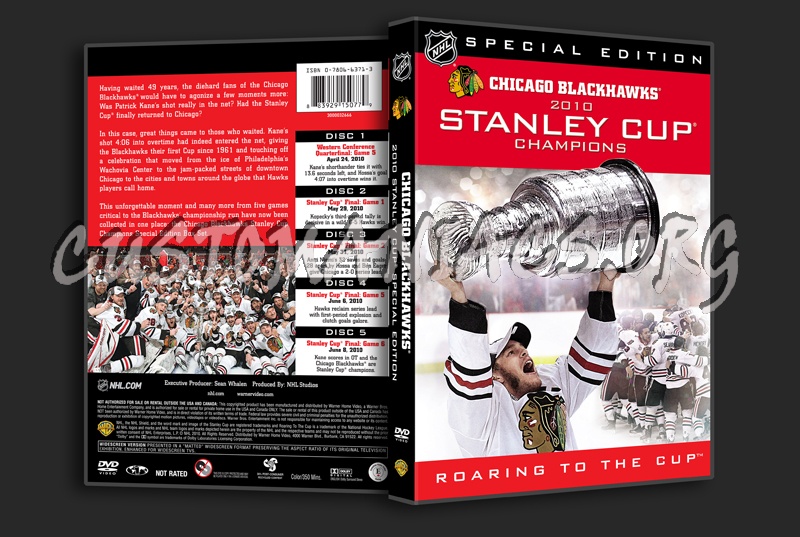 NHL 2010 Stanley Cup Champions dvd cover