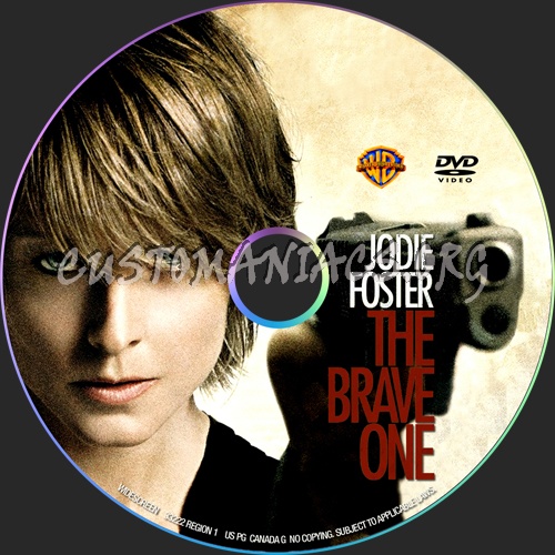 The Brave One dvd label