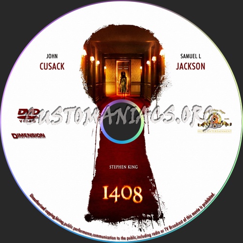 1408 dvd label