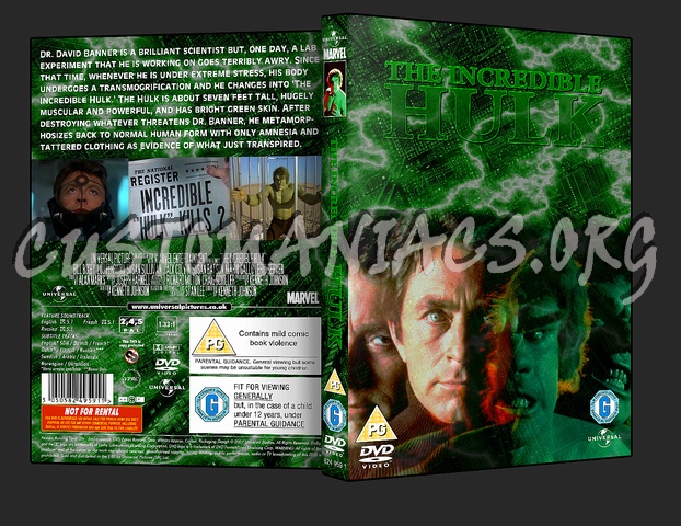 The Incredible Hulk dvd cover