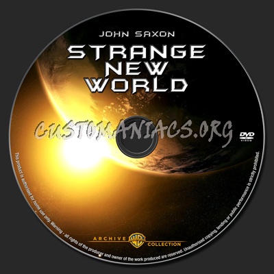 Strange New World dvd label