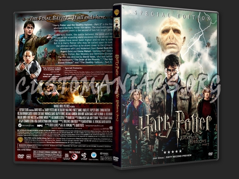 Harry Potter and the Deathly Hallows: Part 2 dvd cover