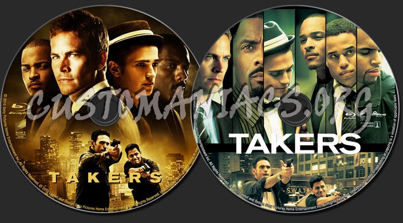 Takers blu-ray label