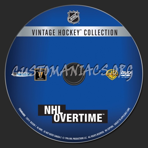 NHL Overtime dvd label