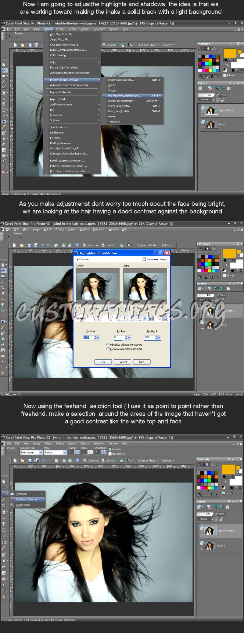 Extracting an Image In Paintshop Pro 