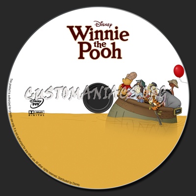 Winnie The Pooh dvd label