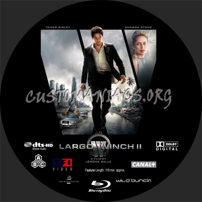 Largo Winch II blu-ray label