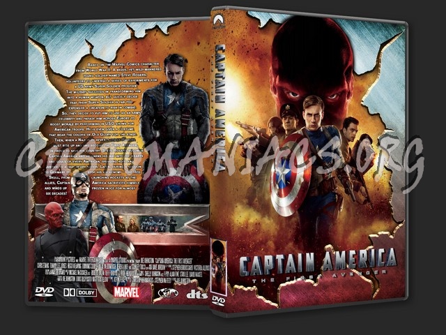 Captain America The First Avenger dvd cover