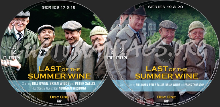 Last of the Summer Wine Series 17, 18, 19 & 20 dvd label