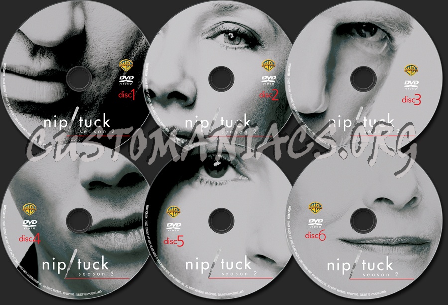 Nip Tuck Season 2 dvd label