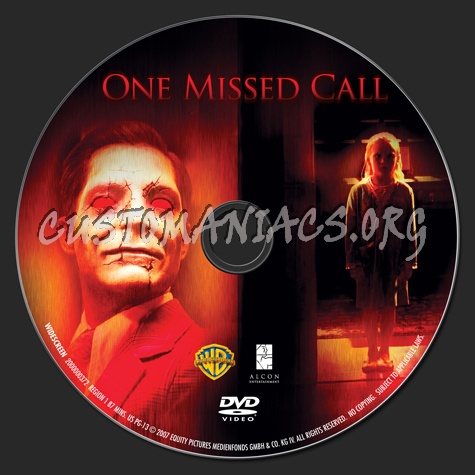 One Missed Call dvd label