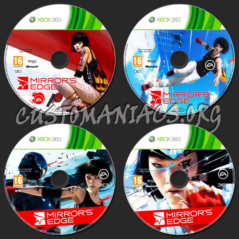 Mirror's Edge dvd label