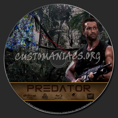 Predator blu-ray label