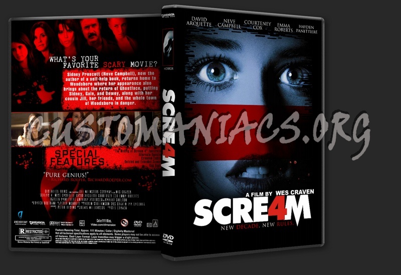 Scream 4 dvd cover