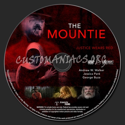 The Mountie dvd label