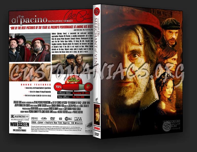 The Merchant of Venice dvd cover