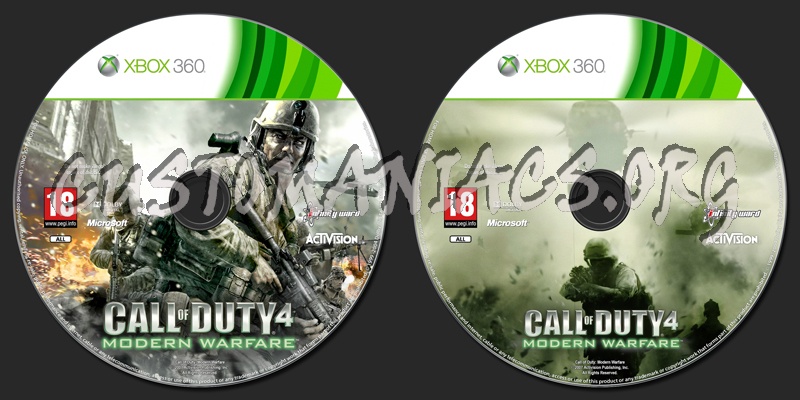 Call of Duty: Modern Warfare dvd label