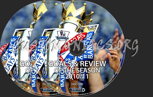 Barclays Premier League Season Review 2010-11 dvd label