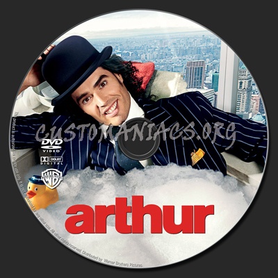 Arthur dvd label