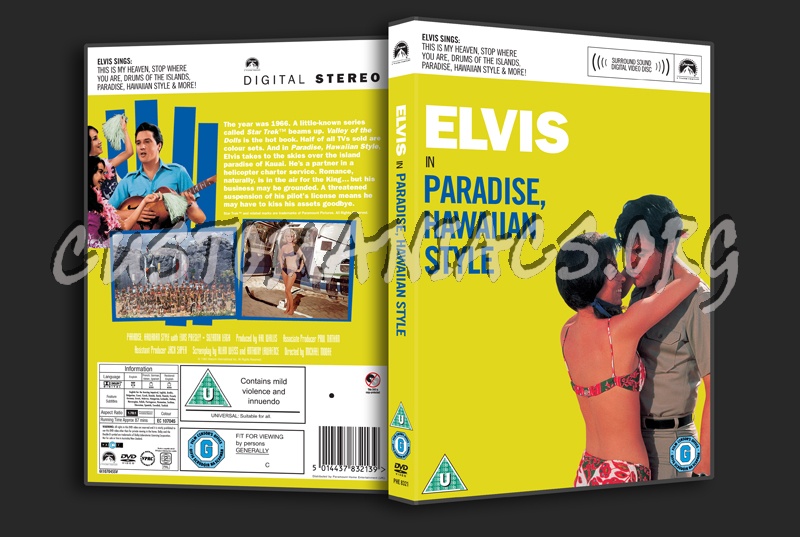 Paradise, Hawaiian Style dvd cover