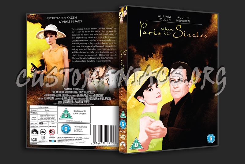 Paris when it Sizzles dvd cover