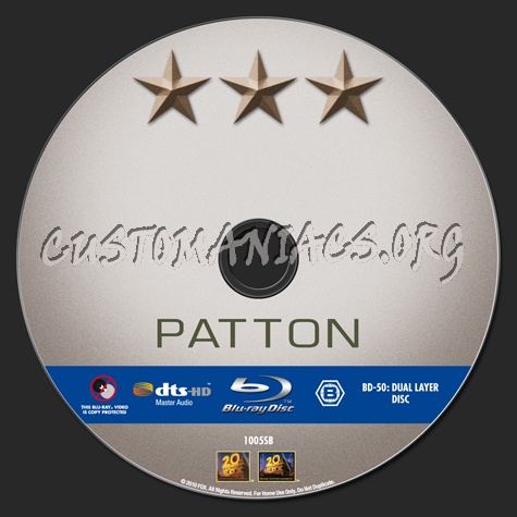 Patton blu-ray label