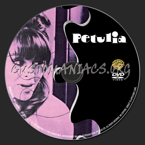 Petulia dvd label