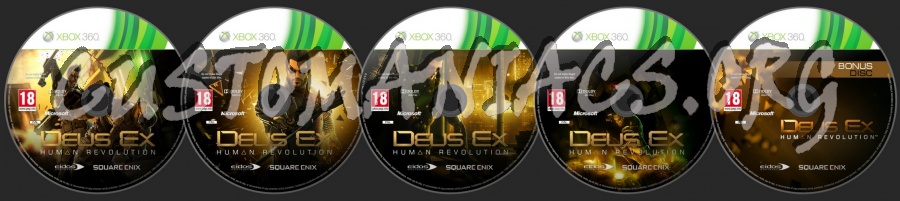 Deus Ex: Human Revolution dvd label