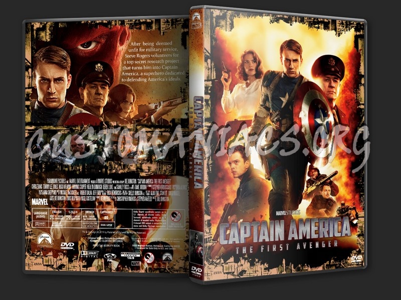 Captain America: The First Avenger dvd cover