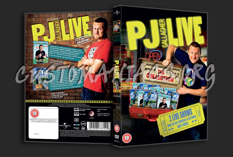 PJ Gallagher Live The Collection dvd cover