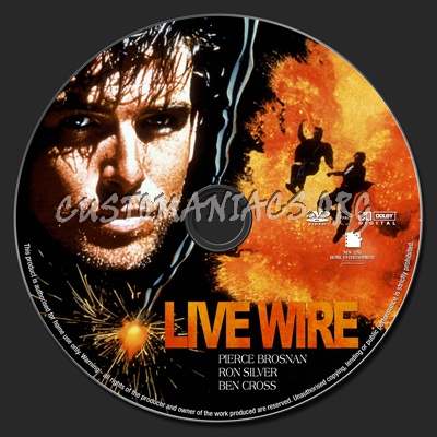 Live Wire dvd label