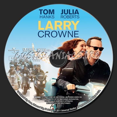 Larry Crowne dvd label