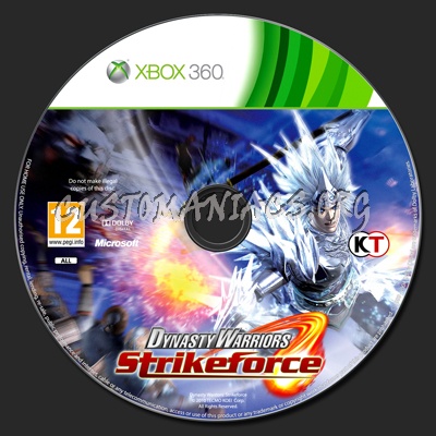 Dynasty Warriors: Strikeforce dvd label