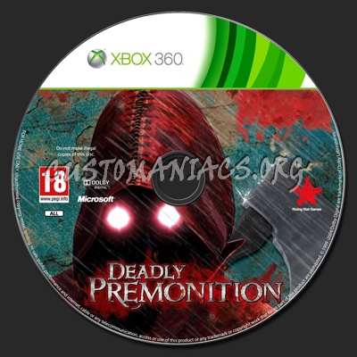 Deadly Premonition dvd label