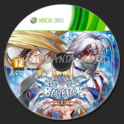 BlazBlue: Continuum Shift dvd label