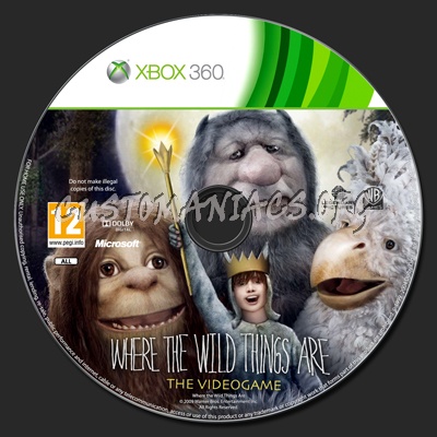 Where the Wild Things Are dvd label