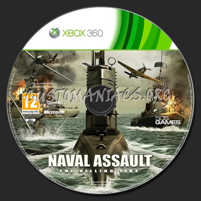 Naval Assault: The Killing Tide dvd label