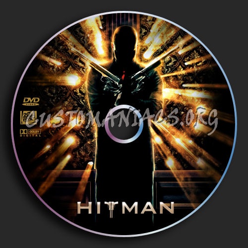 Hitman dvd label