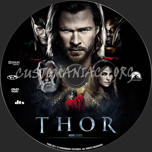 Thor dvd label