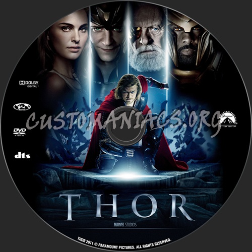 Thor dvd label