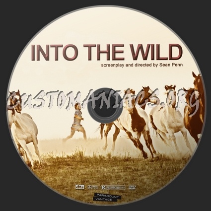 Into The Wild dvd label