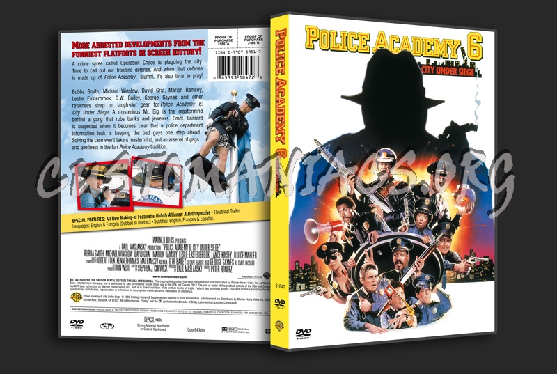 Police Academy 6 dvd cover