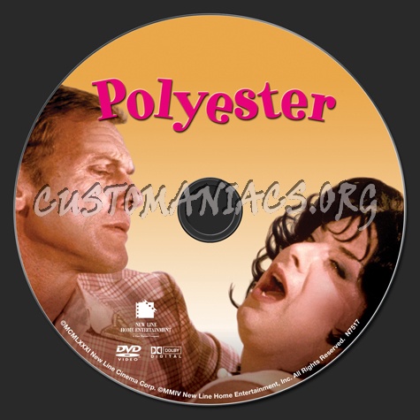 Polyester dvd label