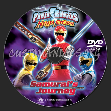 Power Rangers Ninja Storm Samurai S Journey Dvd Label Dvd Covers Labels By Customaniacs Id Free Download Highres Dvd Label