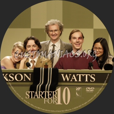 Starter for 10 dvd label