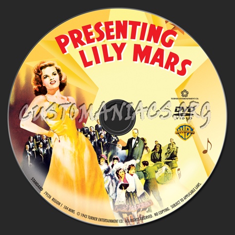 Presenting Lily Mars dvd label