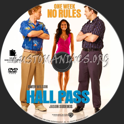 Hall Pass dvd label